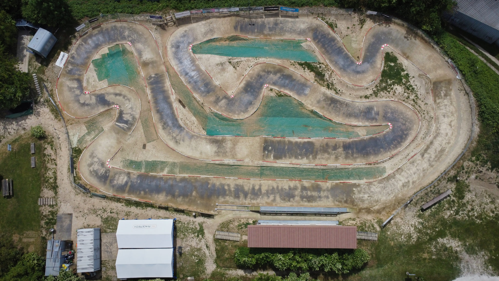 Piste du NMBC vue par drone
